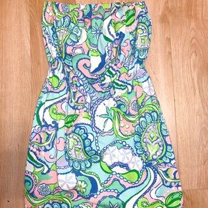 Lilly Pulitzer Strapless Dress